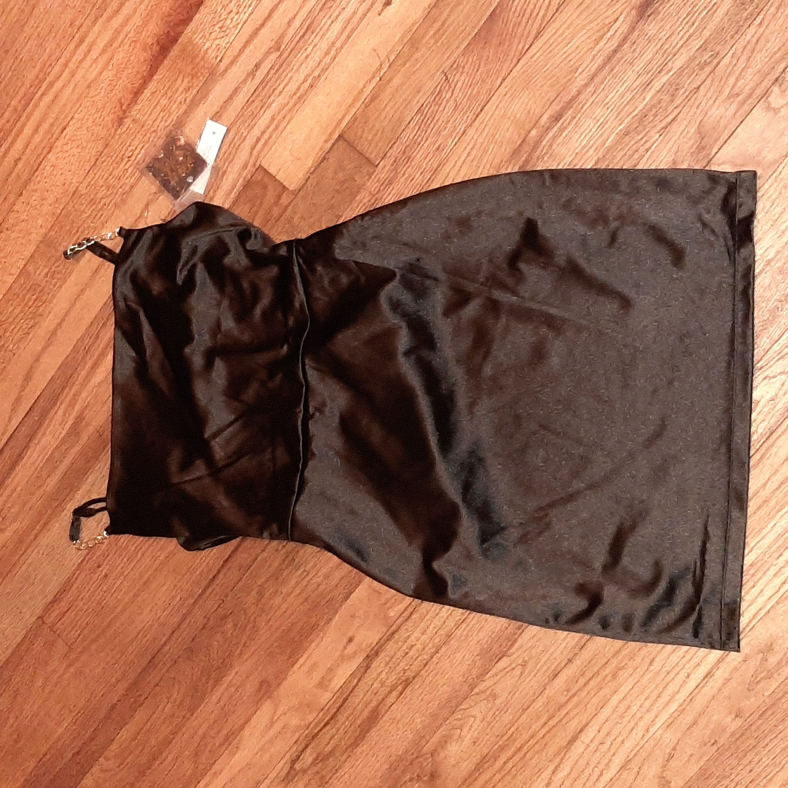 Planet Gold Juniors Xl Satin Like Dress